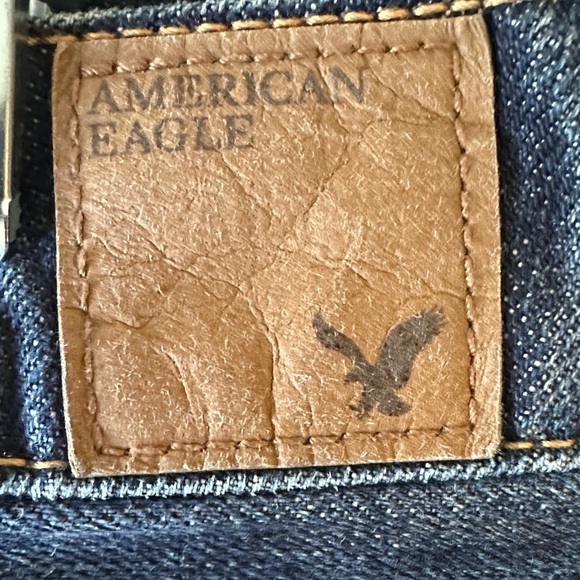 American Eagle Outfitters Dark Blue cropped Jeans - Picture 6 of 11